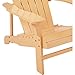 Kotulas Classic Peach Painted Wood Adirondack Chair