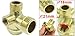 Threaded 90 Degree Brass Air Compressor Check Valve Gold Tone