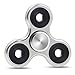 Fidget Spinner Toy Ultra Durable Stainless Steel Bearing High Speed 2-5 Min Spins Precision Metal Material Hand spinner EDC ADHD Focus Anxiety Stress Relief Boredom Killing Time Toys (Silevry)