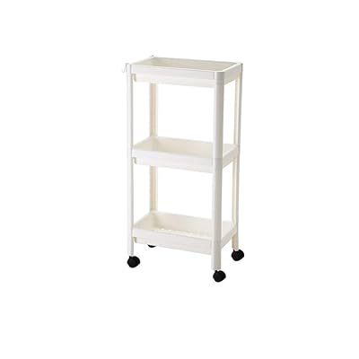 3-Tier Storage Shelves with Pulley, Removable Vegetable & Dish Rack