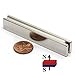 CMS Magnetics - (2 Ct, 3” x 1/2” x 1/8”) Grade N45 Neodymium Bar Magnet, Powerful Stamping Magnet, DIY Stamping