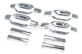 Razer Auto 2004-2012 CHEVY CHEVROLET COLORADO / 2004-2012 GMC CANYON CHROME DOOR HANDLE COVER 4D NO PASSENGER SIDE KEYHOLE