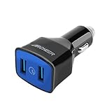 Car Charger, Archeer 36W 2 Port USB Car Charger Adapter Quick Charge 2.0 for iPhone, iPad, Galaxy S7/S6/Edge/Plus, LG G5 G4, HTC, Nexus