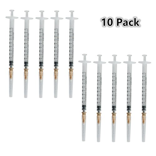 Zorvo 10pcs 1cc Tuberculin Slip Syringes 1ml Sterile Syringe