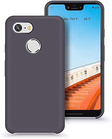 Google Pixel 3 XL Case, Slim Google Pixel 3 XL Case, Xperg Silicone Gel Rubber Case Soft Microfiber Cloth Lining Cushion Compatible for Google Pixel 3 XL 6.3 inch 2018, Midnight Blue