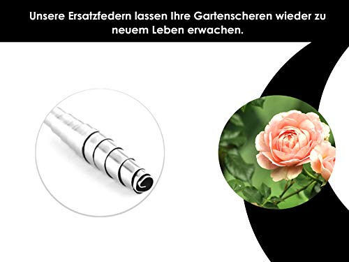 Feder für Gartenscheren Universal Pufferfeder Ersatzfeder Sprialfeder 7 cm zur Reparatur für Gartenscheren Baumscheren… – Bild 4