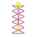 Nathan Lock Laces, Reflective Floro Fuchsia/Celeste Yellow