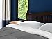 Utopia Bedding Micromink Sherpa Fleece Twin Comforter Set with 1 Pillow Sham, Plush and Warm Bedding Comforter Sets, Down Alternative Comforter, Ultra Soft and Cozy Comforter Set (Twin, Grey)
