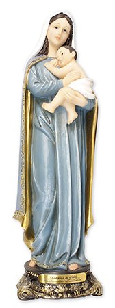Madonna & Child Florentine Statue 12" (30 cm) Traditional Italian Design esin Virgin Mary And Baby Jesus Gold Collection Boxed Large
