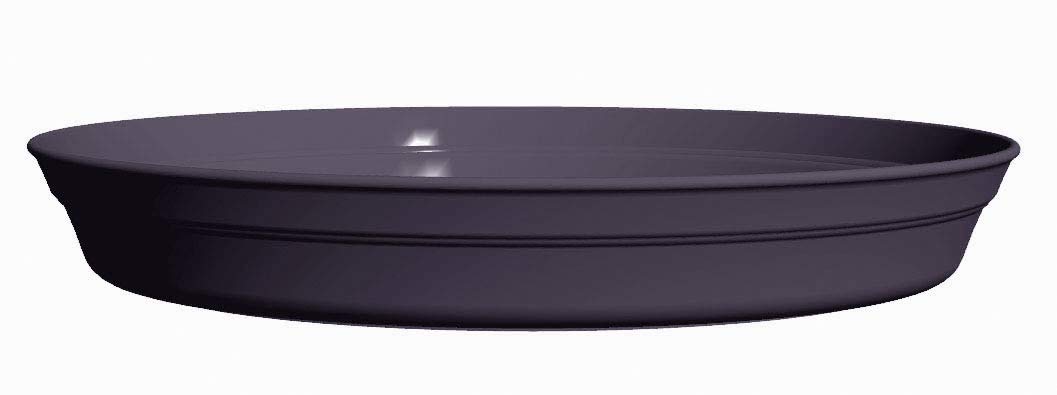 Poetic Round Saucer for Romeo-60 Pot, 41cm Diameter, Anthracite