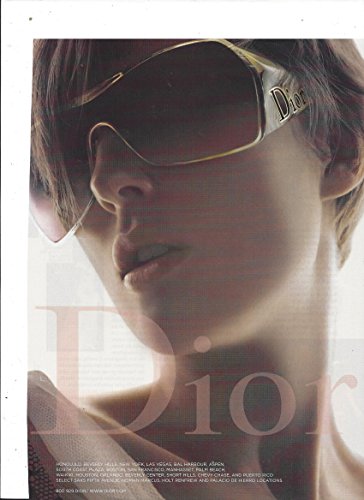 PRINT AD With Stella Tennant For Dior Sunglasses