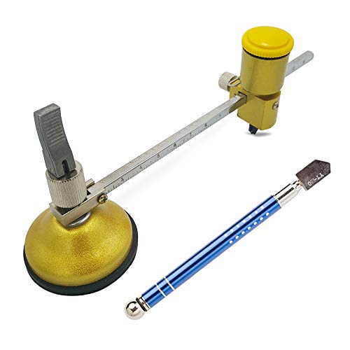 Portable Circular Glass Cutter Calibrated by Inch,for Glass/Cat Flap Mounting Adapter (Diameter 16 inch) - Thumbnail 5