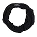 DZT1968 Women Wide Turban Knotted Headband Head Wrap Hair Band (Black)