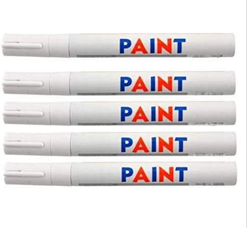 Nicebee12pcs/Set New Permanent Waterproof Car Tyre Tire Tread Paint Marker Pen (Yellow)