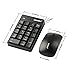 Numeric Keypad & Mouse Combo, Sunreed 2.4G Wireless Mini USB Number Pad Keyboard and Mouse for Laptop Desktop Notebook - Just One USB Port