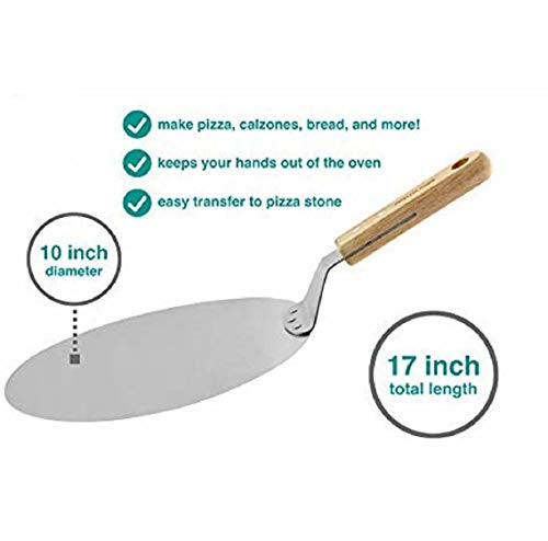 Boddenly Boddenly Pizza Peel, Pizza Spatula Stainless Steel with Foldable Handle, Pizza Paddle for Baking Homemade Pizza and Bread, Oven or Grill Use, Pizza Paddle for Baking - Thumbnail 2