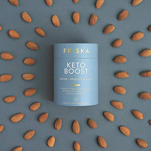 FRISKA Keto Boost Digestive Enzymes and Probiotics Supplement