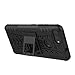 Mustaner Zenfone Max Plus Case M1(ZB570TL), Dual Layer Shock-Absorption Armor Cover Full-Body Protective Case with Kickstand for Asus Max Plus (M1) ZB570TL (Black)