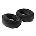 Brainwavz Angled Memory Foam Earpad - Suitable for Large Over The Ear Headphones - AKG, HifiMan, ATH, Philips, Fostex (Velour Black)