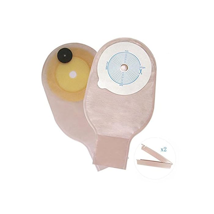CELECARE Colostomy Bags One-Piece Closed Stoma Bag, Cut to Fit (Max 20-65MM) 10pcs C001