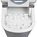 Ivation Portable Ice Maker w/Easy-Touch Buttons for Digital Operation - 2 Selectable Cube Sizes - Yield Up To 26.5 Pounds of Ice Daily
