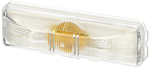 RoadPro RP-19200C/1 Clear 3.75" x 1.25" Sealed Clearance/Marker Light with 2 Bulbs
