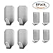 Amoner StainlessSteel Hooks(Set of 8) Ultra Strong Waterproof,use for Coat Towel Keys Bags,Home Kitchen Bathroom