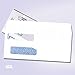 500 Double Window Envelopes Self Seal with Security Tint Inside, Compatible with Quickbooks and other Checks