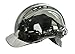 Portwest PV50 Peak View Protective Vented Hard Hat in Translucent Hi Vis ANSI, Smoke