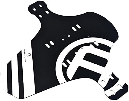 Right Options Mountian Bike Fender, Adjustable MTB Mudguard Bicycle Front and Rear Compatible Easy to Assemble(White)