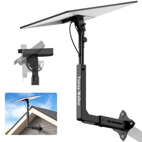 Futrue-Wolker Starlink Mount for Standard 4X/Standard 4/Gen 3, Angle-Adjustable Starlink Gen 3 Mount Starlink Wall Mount 4/4X with Retractable Arm,Rustproof Starlink V4 Bracket(Patent Registered)