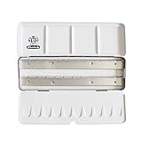 Schmincke Horadam Aquarell Empty Pan Paint Set for 12 Full-Pans or 24 Half-Pans, 1 Each (74924097)