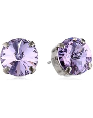 Essentials Round Crystal Stud Earrings