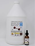 FLASH SALE! 1 Gallon Organic TNL Certified Food Grade Hydrogen Peroxide + Pre-filled Dropper Bottle. Recommended by One Minute Cure & True Power of Hydrogen Peroxide. Shipped Fast. 35% reduced to 12%.