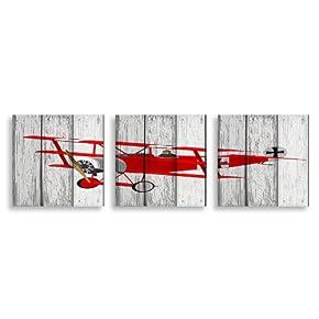 Vehicle on Vintage Wood Background Home Artwork for...