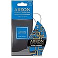 Areon Premium Quality Perfume/Cologne Cardboard Car & Home Air Freshener, Blue Crystal (Pack of 12)