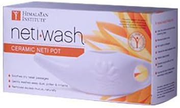 Himalayan Institute Neti Wash Ceramic Neti Pot - 1 Pot