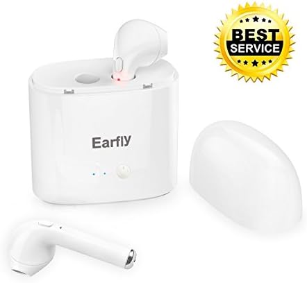 Earfly i8 Bluetooth Earbuds, Wireless Headphones Headsets Stereo In-Ear Earpieces Earphones With Charging Box Noise Canceling Mic