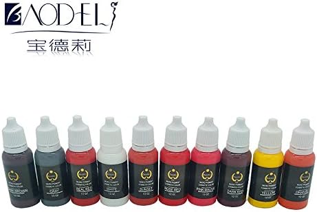 5Pcs Permanent Makeup Tattoo Ink Pigment For Permanent Makeup Easy To Wear Micro Pigment Eyebrow Eyeliner Lip Body Tattoo Art Beauty Tools