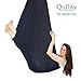 Quility Indoor Therapy Swing for Kids with Special Needs | Lycra Snuggle Swing | Cuddle Hammock for Children with Autism, ADHD, Aspergers | Ideal for Sensory Integration (Up to 165lbs, Dark Blue)