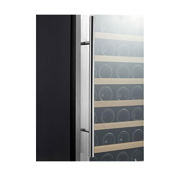 Kalamera-42-Cuft-50-Bottle-Compressor-Wine-Refrigerator-Single-Zone-with-Touch-Control-Stainless-Steel-Door-and-Handle-KRC-52SZF