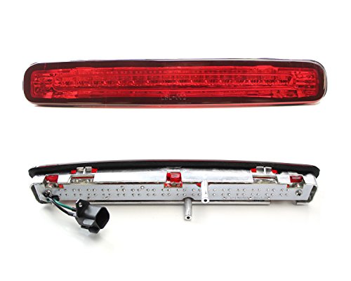 iJDMTOY Red Lens Super Bright 16-LED Third 3rd Brake Light For 2005-2009 Ford Mustang