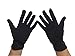May & Co Police Formal Tuxedo Honor Guard Parade Nylon Cotton Gloves 9.5 inch (Black)