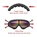Outdoor Sports Goggles Unisex Protective Safety Glasses with Windproof Dustproof Anti-Shock Anti-Glare Lenses Skate Glasses for Airsoft Hiking Fishing Hunting Ice-Skate Snowmobile Bicycle Motorcycle