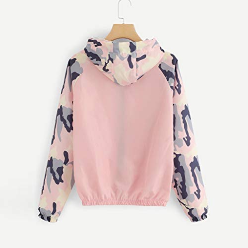 Kapuzenpullover-Lange-rmel-Jugendlich-Mdchen-Pullover-Crop-Tops-Tarnung-Hoodie-Damen-Oberteile-Reiverschluss-Bauchfreie-Top-Sweatshirts-Langarmshirt-Mantel-Teenager-Mdchen
