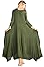 12 Ami Solid 3/4 Sleeve Pocket Loose Maxi Dress (S-3X) - Made in USA