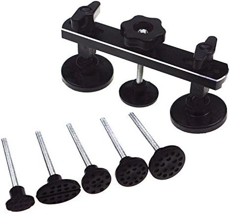 PIDINGER Aluminum Auto Body Dent Repair Pulling Bridge Dent Romoval Tools 6 Tabs Black