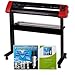 24-Inch USCutter LaserPoint II Vinyl Cutter - Design & Contour Cut w/VinylMaster Cut