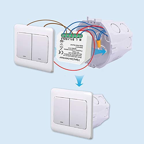 LEOMOCA Zigbee Smart Light Switch Module 110-240V- DIY Relay Switch Home Automation Modules-Smart Life/Tuya Compatible… - Image 3