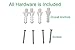 2Pack Clothes Hanger, YIFAN Wall-Mounted Brushed Hanger Holder Clothing Hanging System Duty Stainless Steel Coat Rack Swing Arm Holder with 6 Hooks - Silver